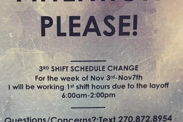 Jamisa Schedule Change noitice