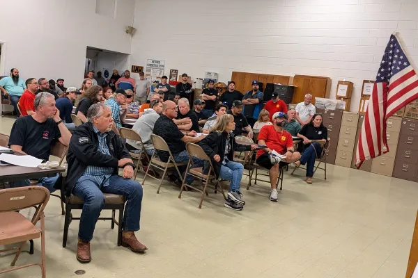 848 members at a meeting