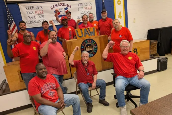 848 Exec wearing red on Wednesdays