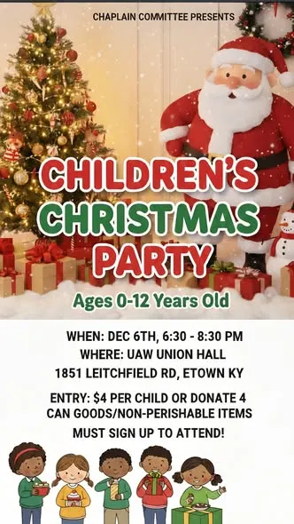 Children's Christmas Party UAW Local 3047