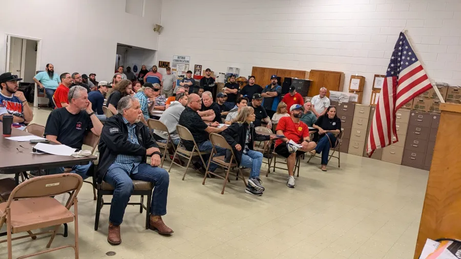 848 members at a meeting