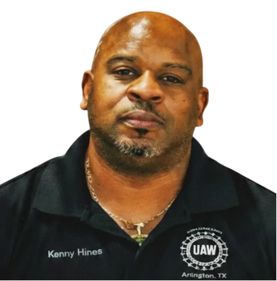 Kenny Hines, Chairperson, Unit 1 (GM)