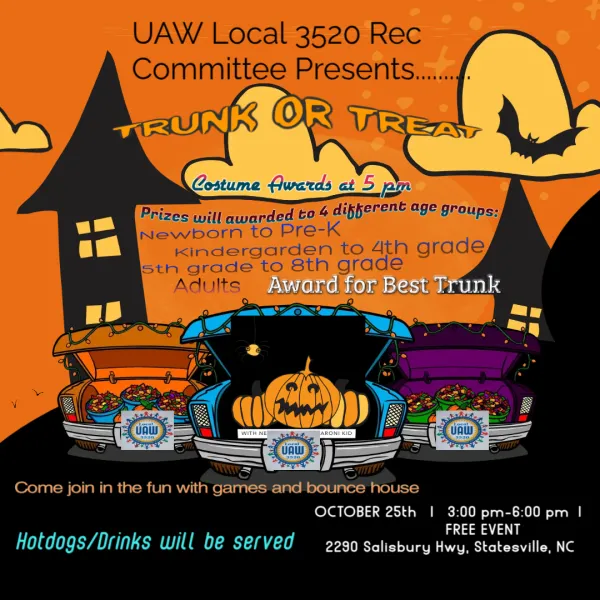 Local 3520 Trunk or Treat 2025