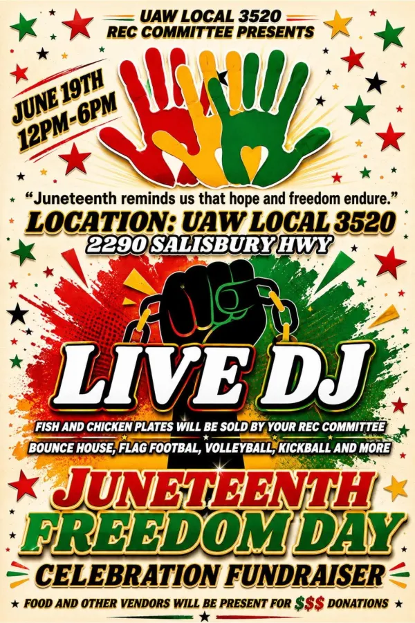 Local 3520 Juneteenth Celebration Fundraiser