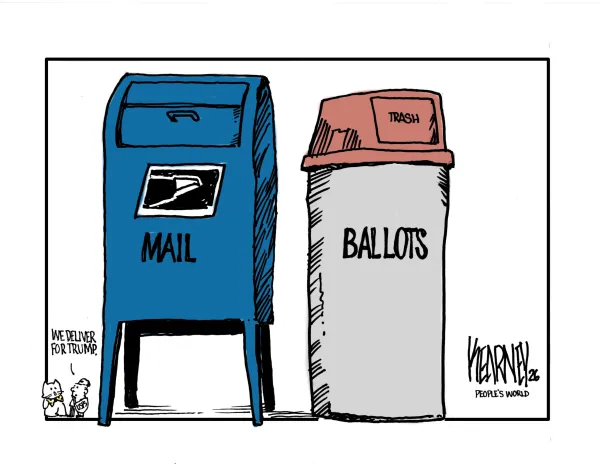 The Postmaster and the President have joined forces against our voting rights