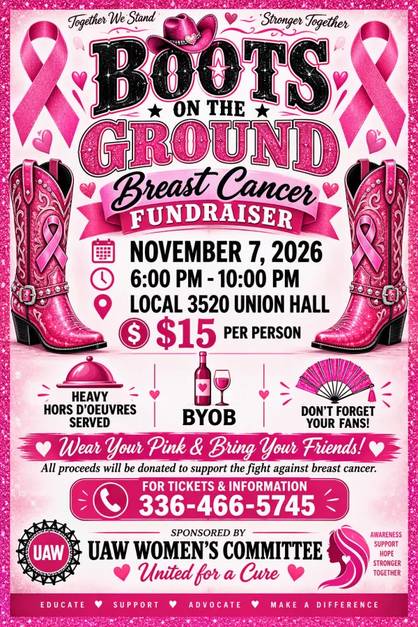 Boots on the Ground Breast Cancer Fundraiser