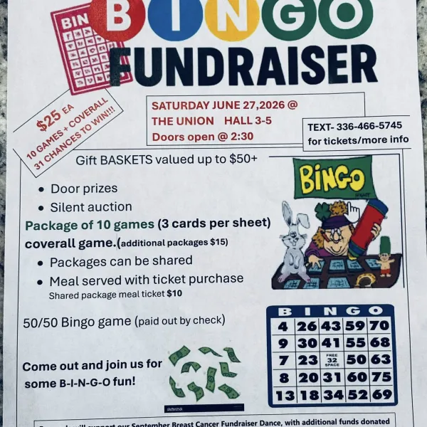 UAW Local 3520 Women's Committee Bingo Fundraiser
