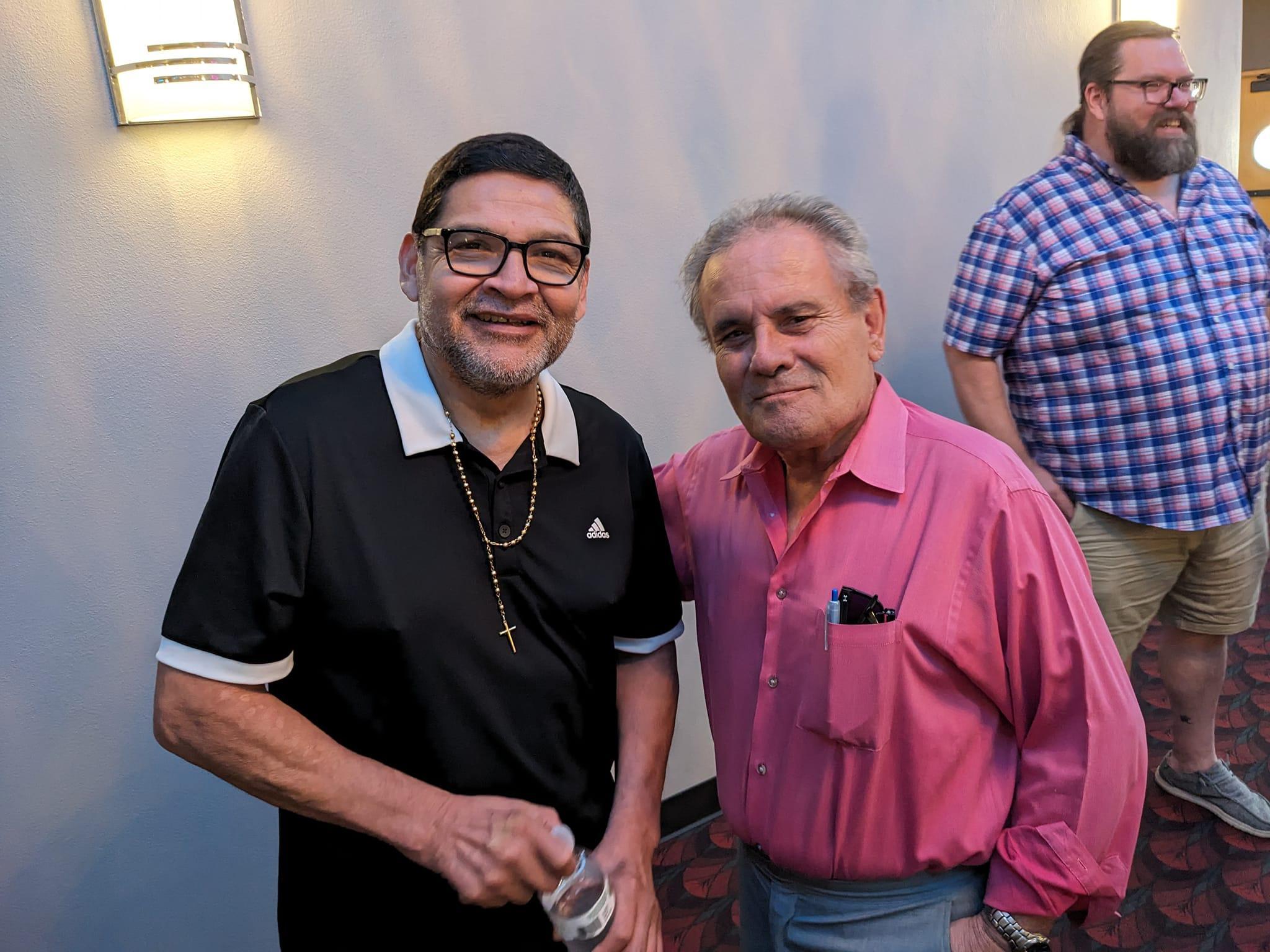 "SAint" Gerardo Contreras and past President Romeo Munoz